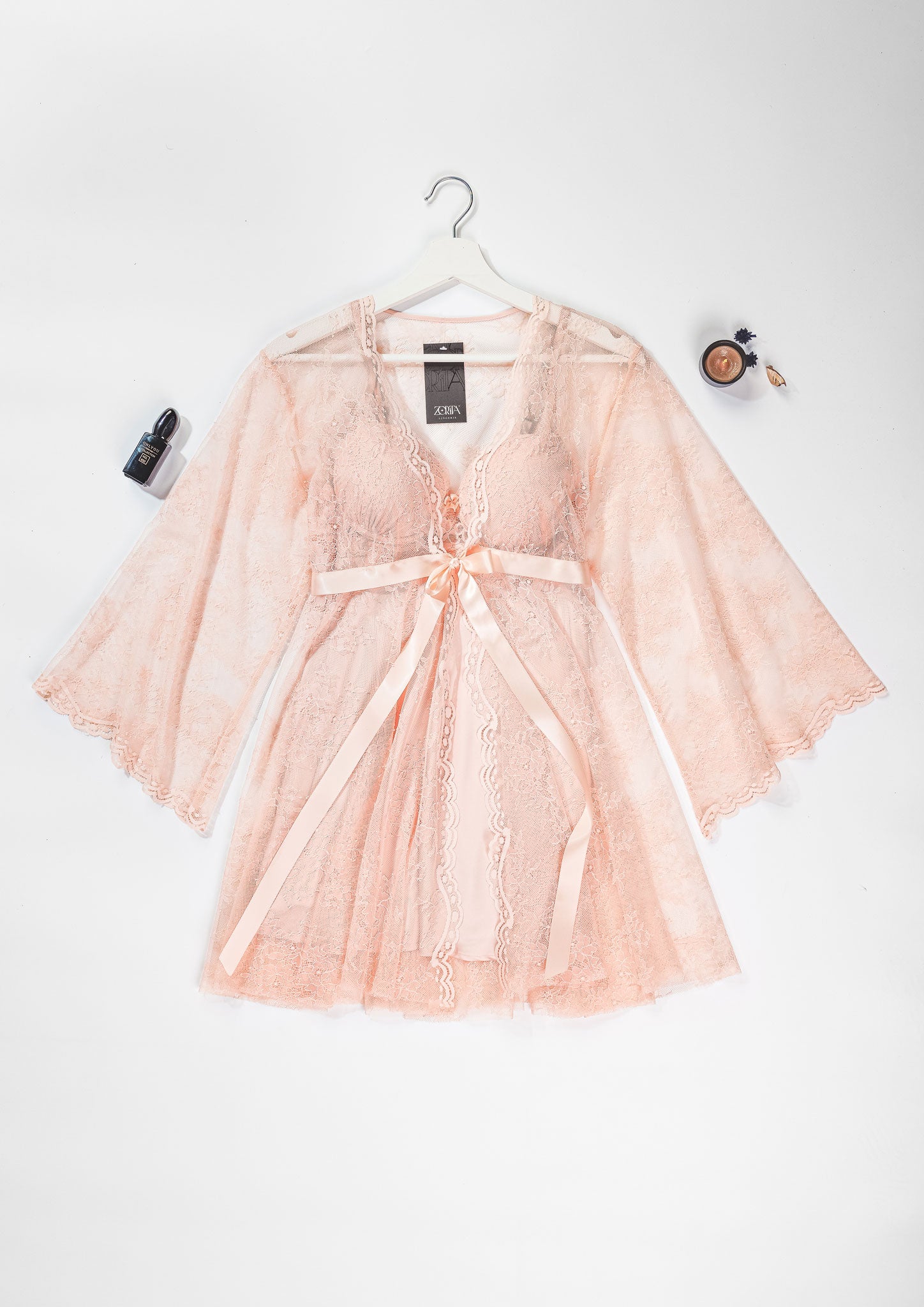 Robe set
                   | 6119-Peach Skin S / M | Zorita Lingerie