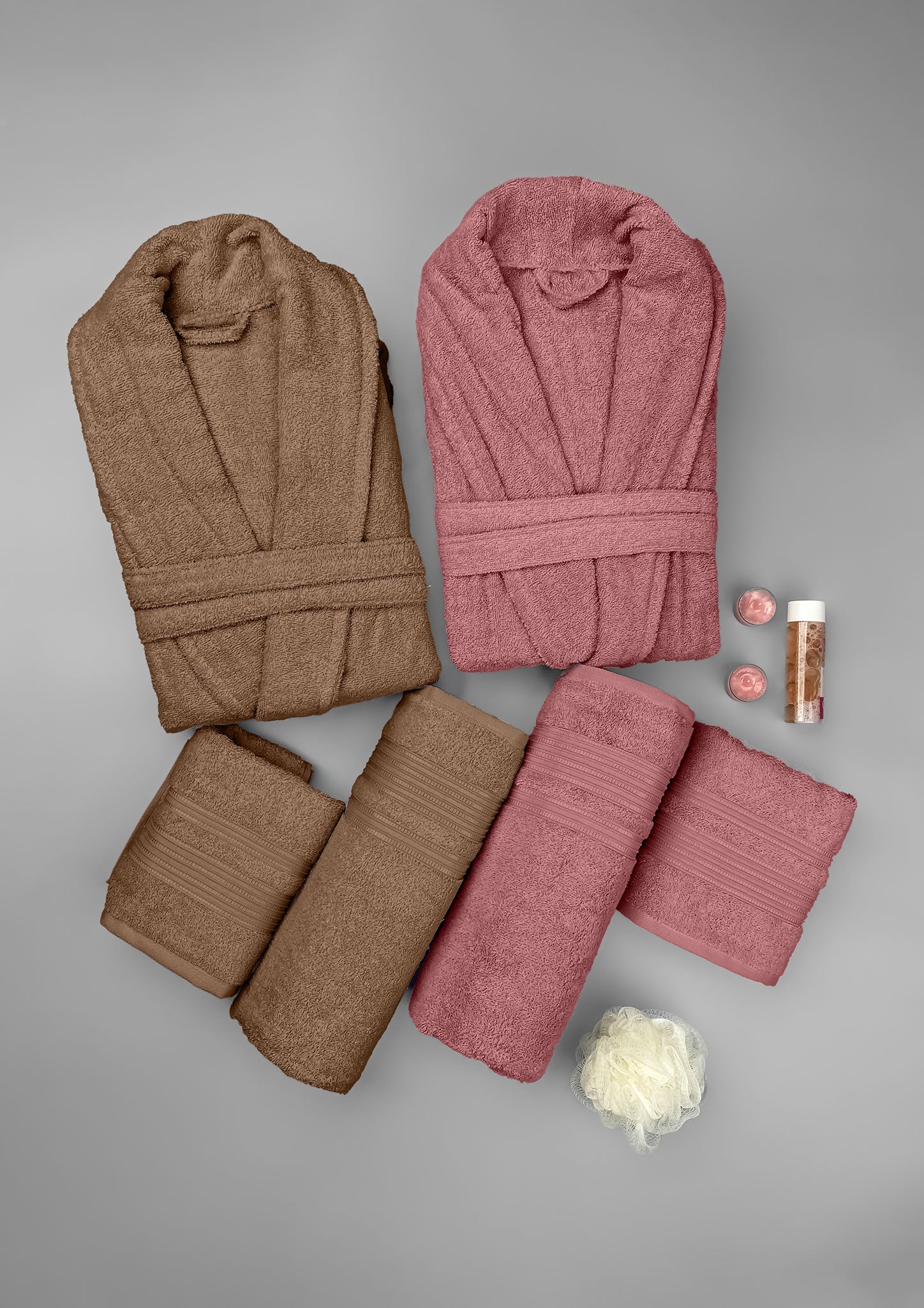 Couple Bathrobe Set
                   |  |